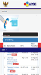 Mobile Screenshot of lpse.bppt.go.id